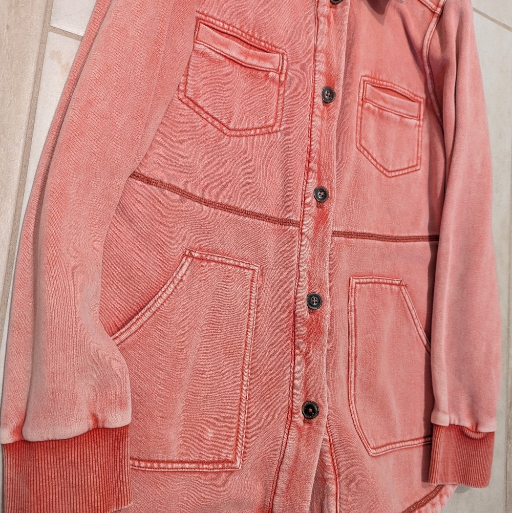 Anthropologie Pilcro Shacket Sweater Jacket Fleece Xs S - Picture 4 of 5